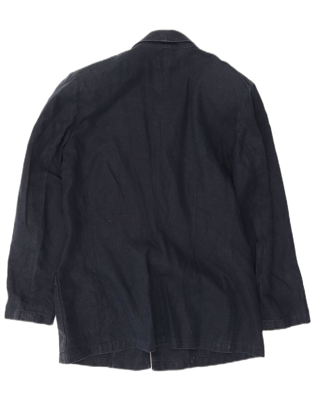 Luisa Spagnoli Damen 1-Knopf-Blazerjacke UK 10 Small Marineblau