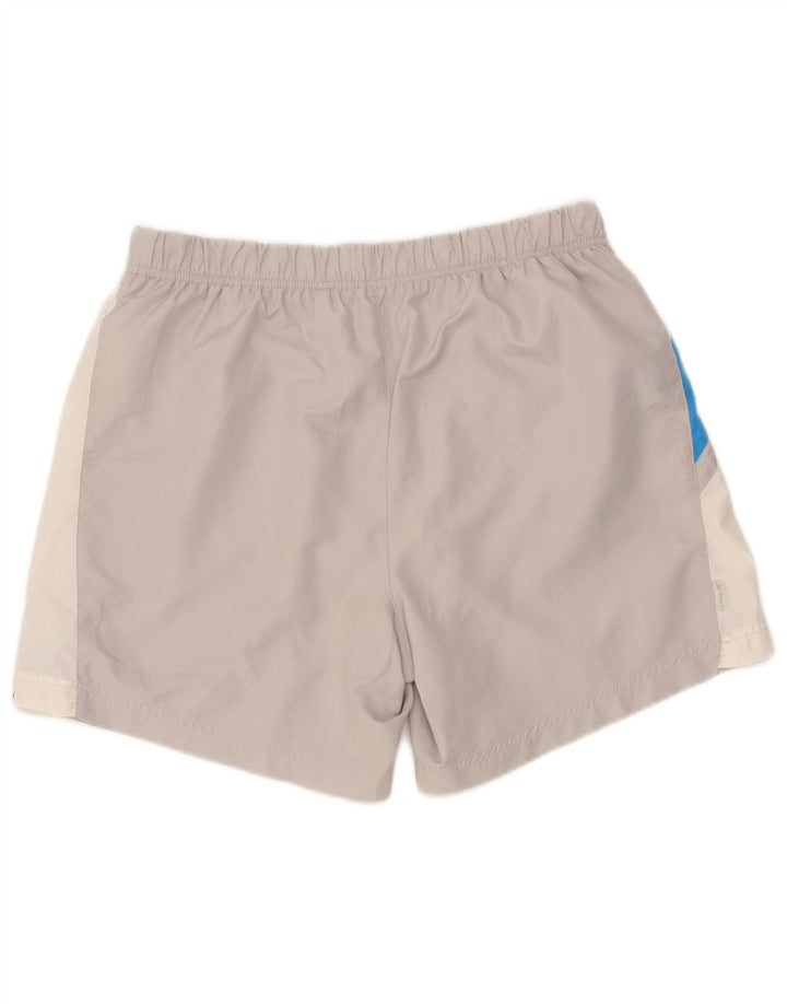 Sergio Tacchini Herren-Sportshorts XL Graues Colourblock-Polyester