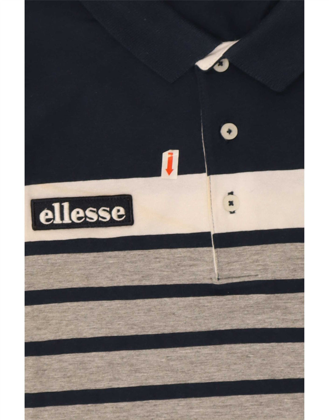Ellesse Herren Heritage Poloshirt XL Marineblau gestreift
