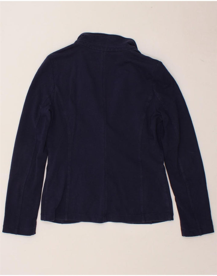 LIU JO Womens 1 Button Blazer Jacket UK 14 Medium Navy Blue Vintage Liu Jo and Second-Hand Liu Jo from Messina Hembry 
