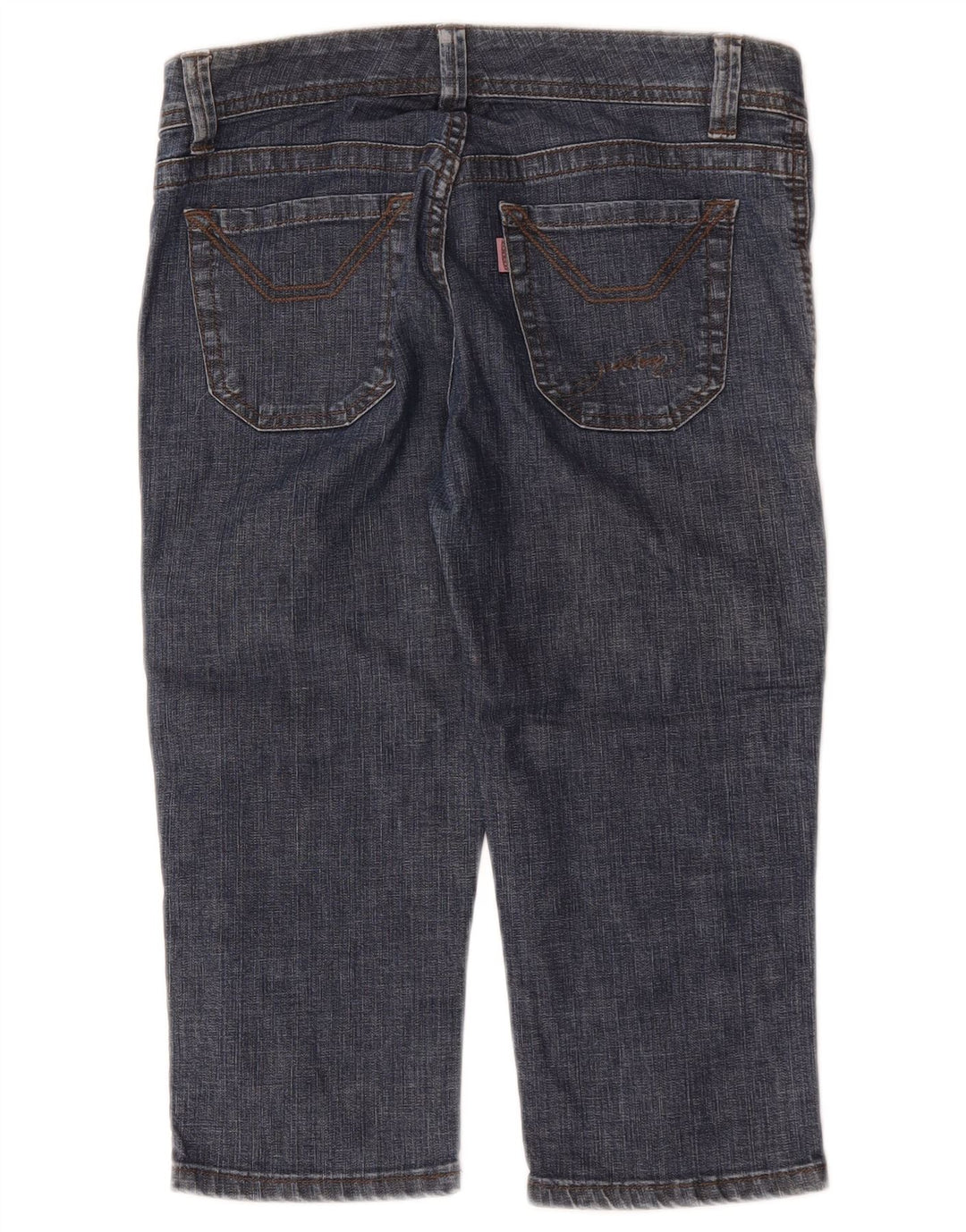 Jeckerson Damen Bermuda-Jeansshorts W27 Small Blaue Baumwolle