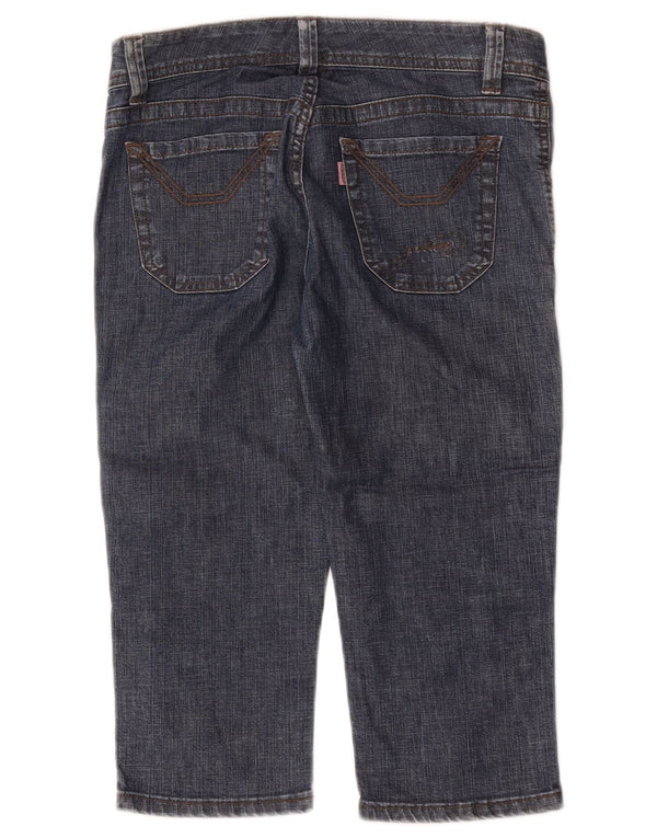 Jeckerson Damen Bermuda-Jeansshorts W27 Small Blaue Baumwolle