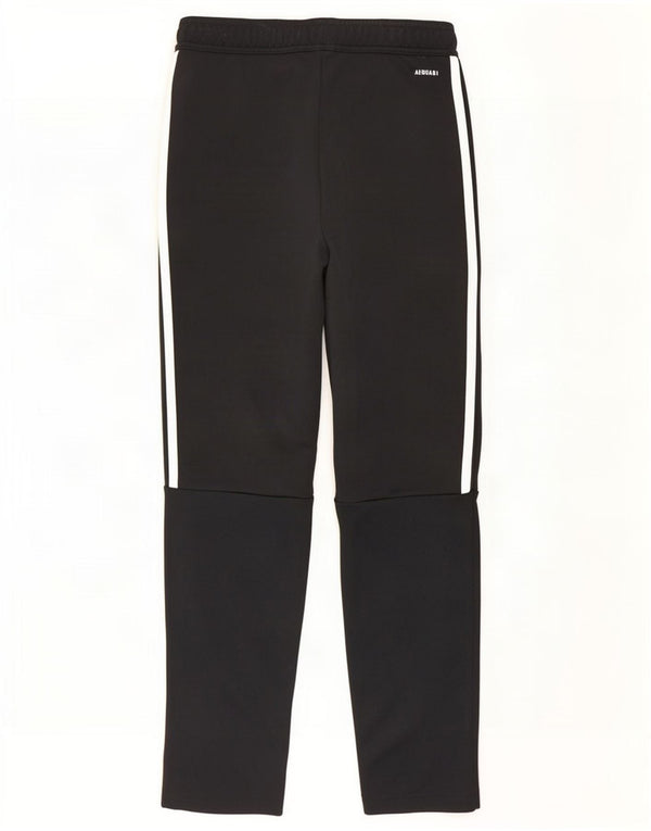 Adidas Jungen Aeroready Trainingshose 13–14 Jahre, schwarzes Polyester