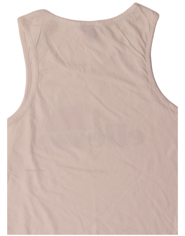 Ellesse Herren-Top mit Grafik, Größe S, weiße Baumwolle