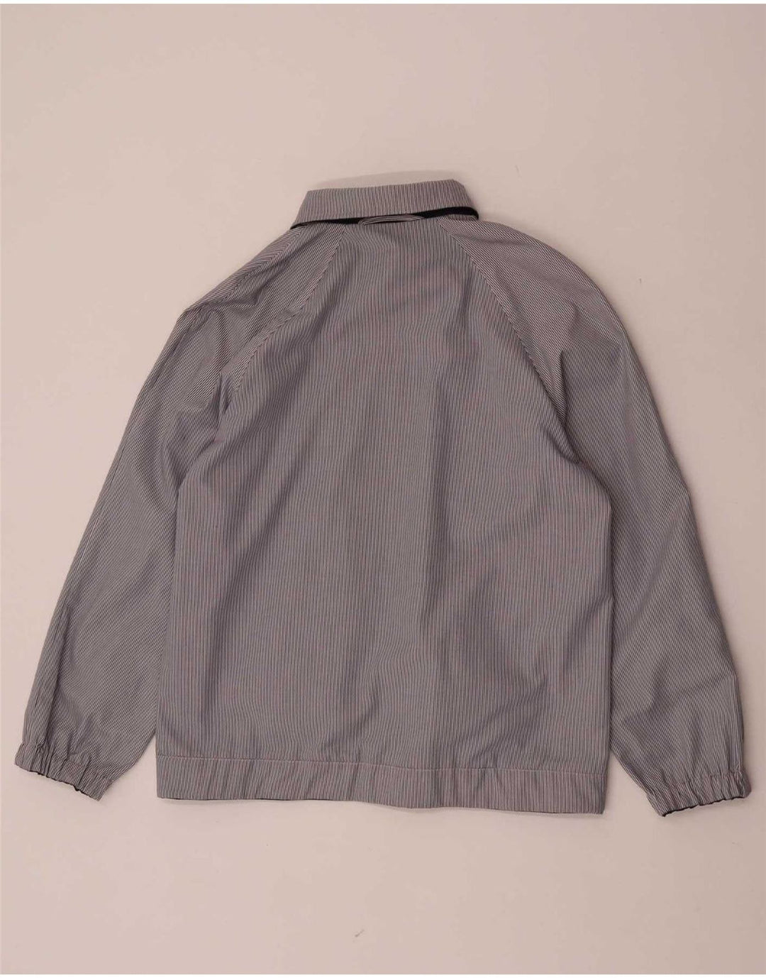 Vintage Damen Wende-Bomberjacke EU 38 Medium Marineblau Polyester