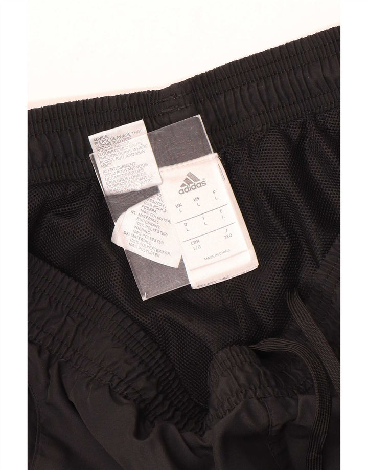 Adidas Herren-Trainingshose, Jogginghose, Größe L, Schwarz, Polyester