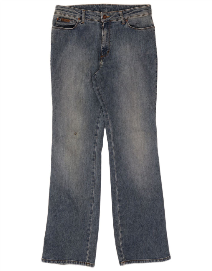 Wrangler Damen Bootcut-Jeans W30 L30 Blaue Baumwolle