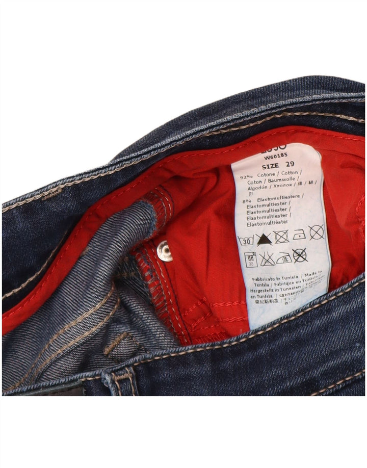 Liu Jo Damen Bootcut Jeans W29 L30 Blaue Baumwolle