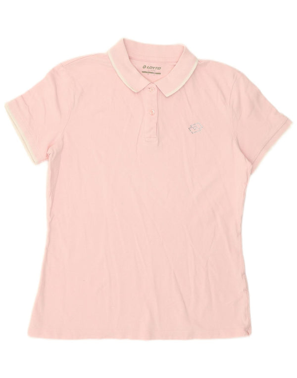 Lotto Damen Life's Poloshirt UK 16 Large Pink
