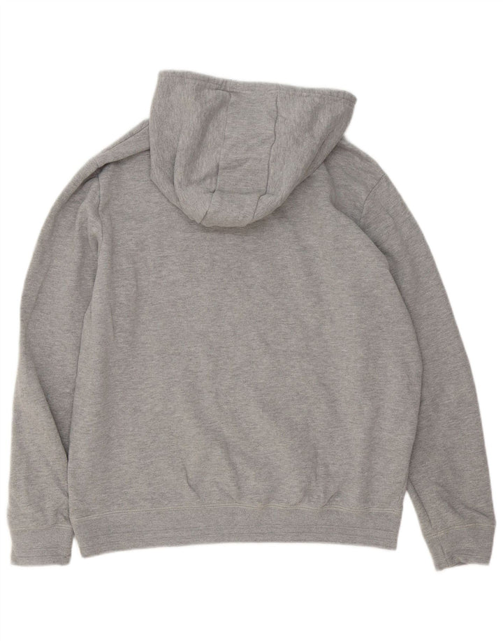 Penguin Herren-Kapuzenpullover mit Grafik, groß, aus grauer Baumwolle