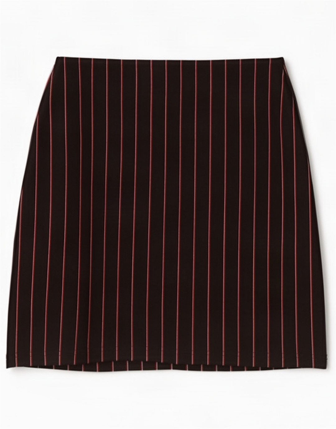 Marks & Spencer Damen Minirock UK 10 Small W28 Schwarz gestreift Polyester