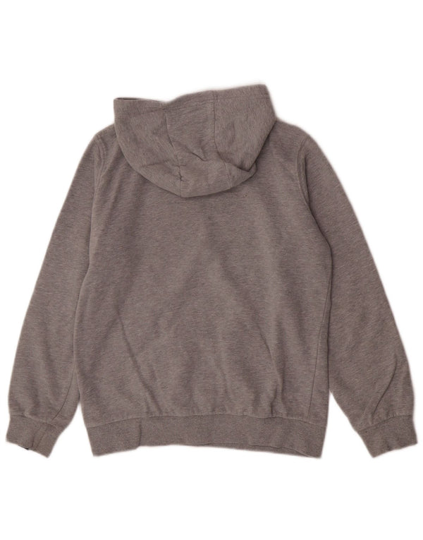 Ellesse Jungen-Pullover mit grafischem Kapuzenpullover, 12–13 Jahre, grau gefleckte Baumwolle