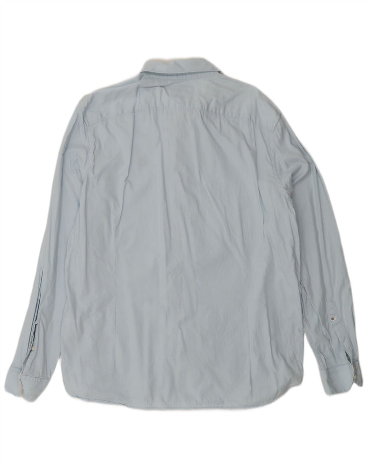 Timberland Herren Slim Fit Hemd XL Blau Baumwolle