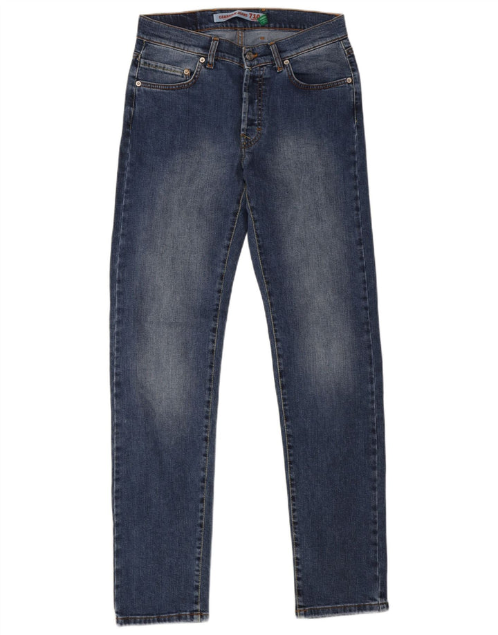 Carrera Herren 710 Regular Fit Slim Jeans W32 L33 Blaue Baumwolle