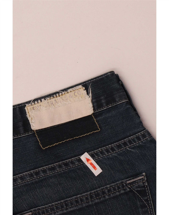 Levi's Herren 504 Straight Jeans W32 L27 Blaue Baumwolle