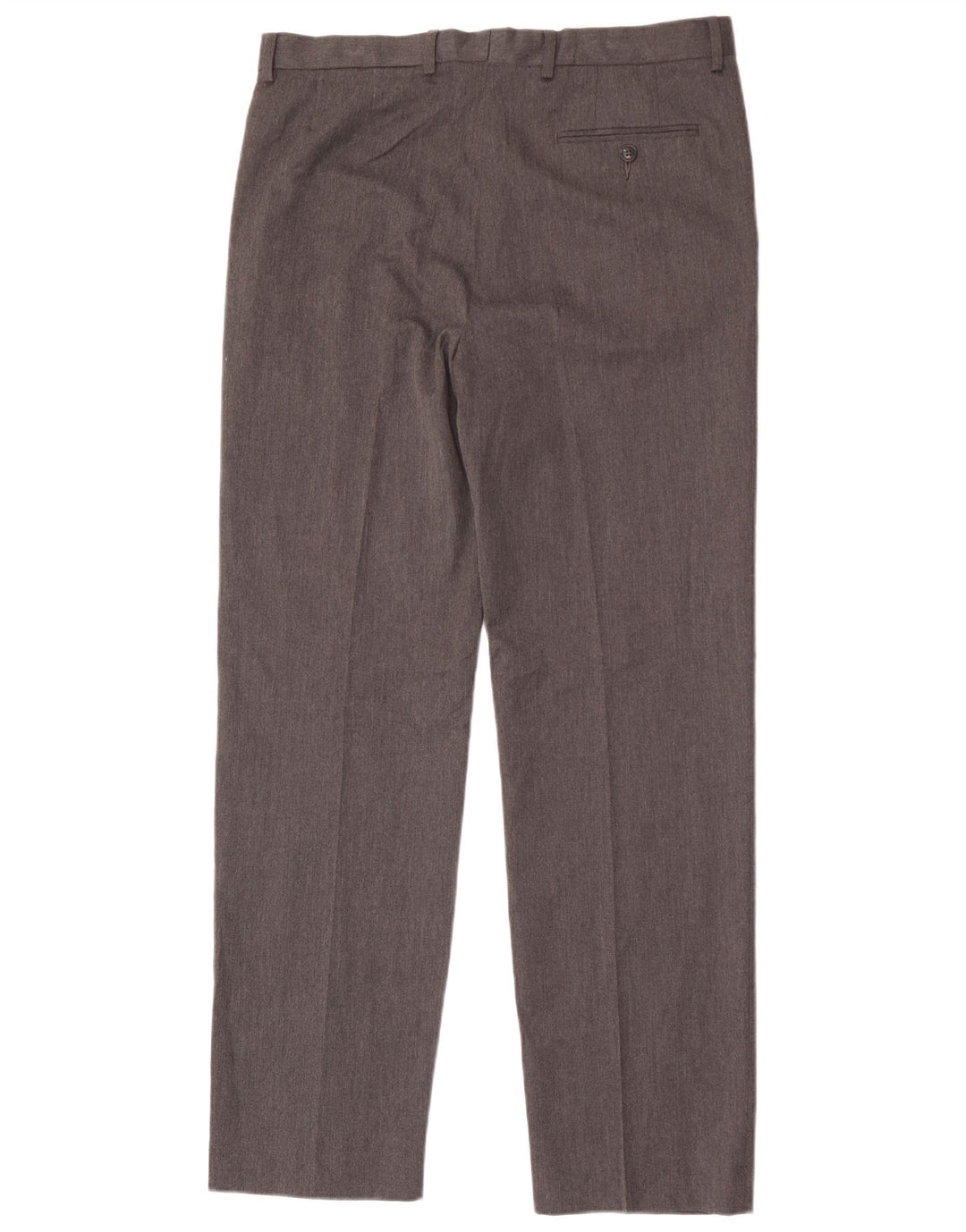 Marks & Spencer Herren-Anzughose in normaler Passform, W34, L33, grau, Polyester