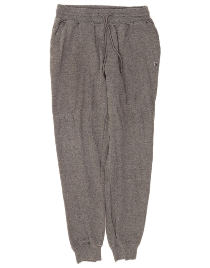 Hurley Herren-Trainingshose, Jogginghose, Größe S, Grau, Baumwolle