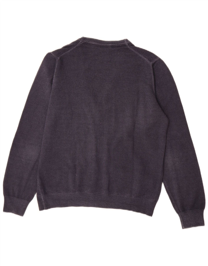 Liu Jo Herren-Strickjacke, große marineblaue Wolle