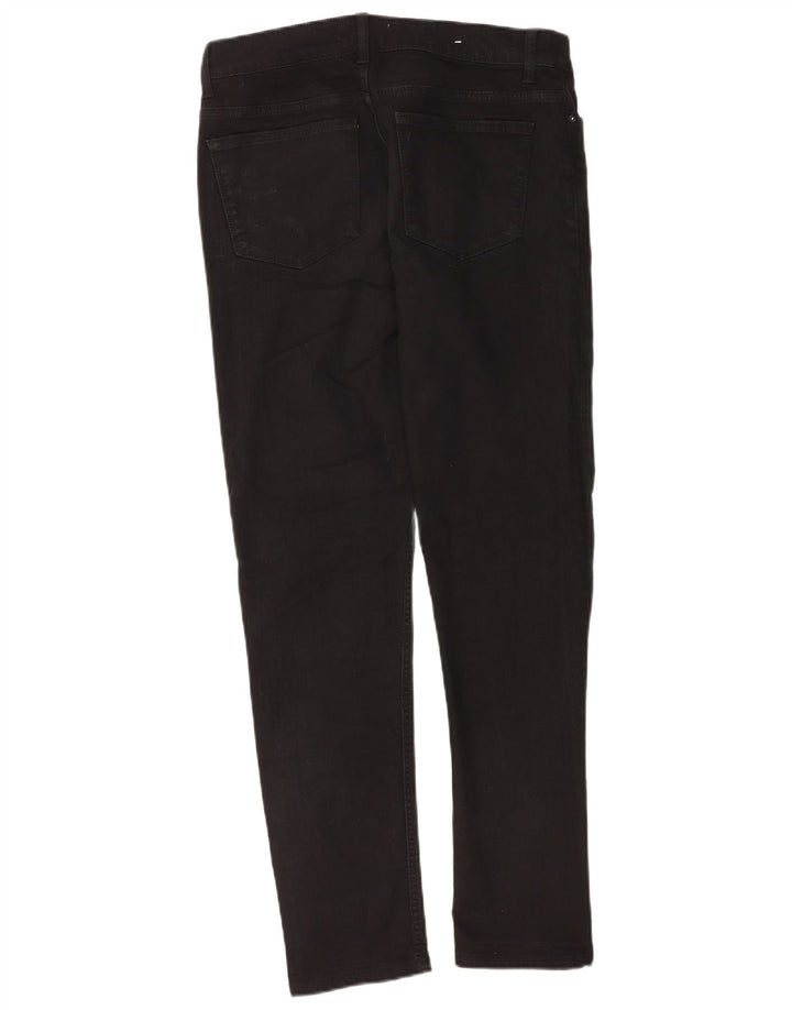 Reiss Damen Slim Jeans W30 L32 Schwarze Baumwolle