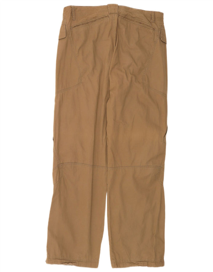 Nike Herren Gerade Cargo-Hosen Mittel W30 L30 Beige Baumwolle