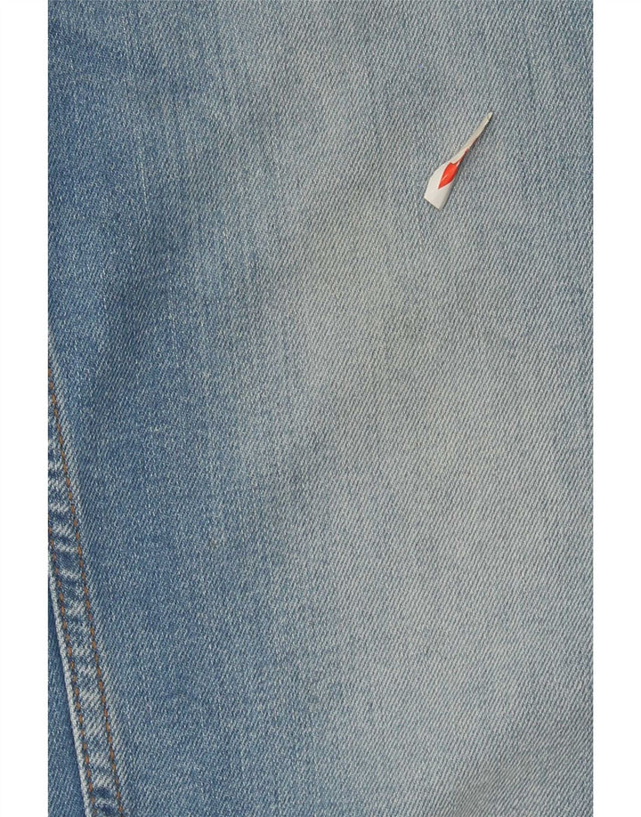 Zara Herren Slim Jeans EU 42 Large W32 L30 Blaue Baumwolle