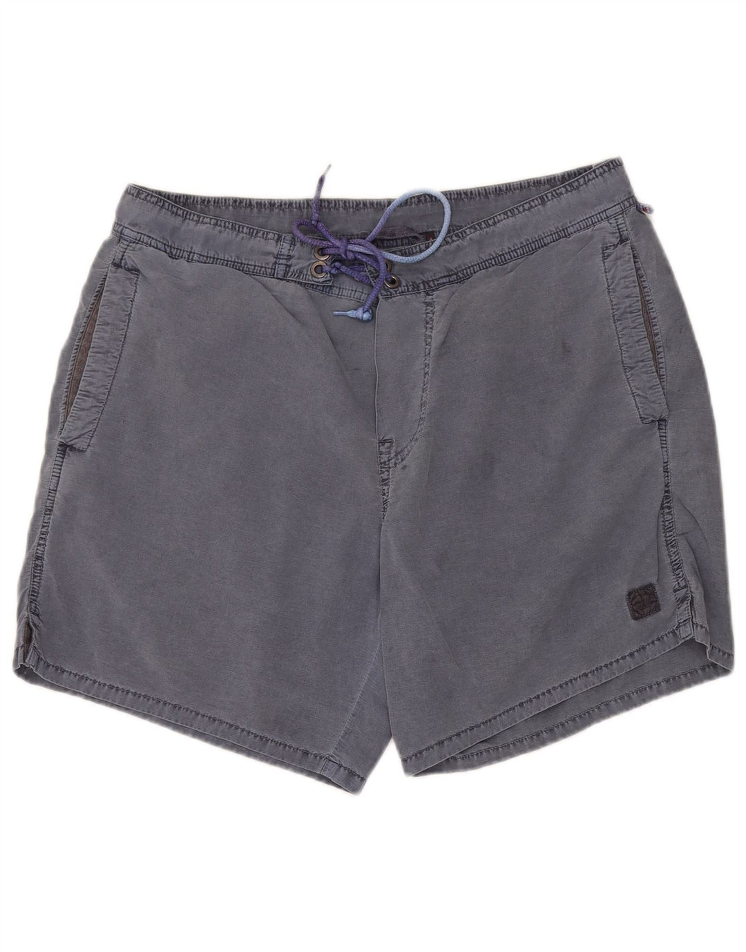 Murphy & Nye Herren-Freizeitshorts W38 XL Blaue Baumwolle