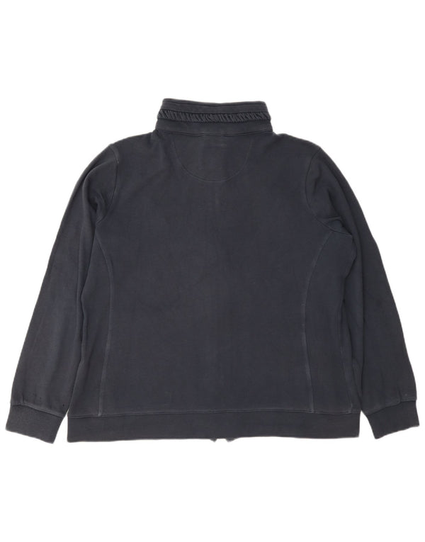 Champion Damen-Trainingsanzug-Oberteil, leicht zu montieren, Größe UK 14, mittelmarineblau, Baumwolle