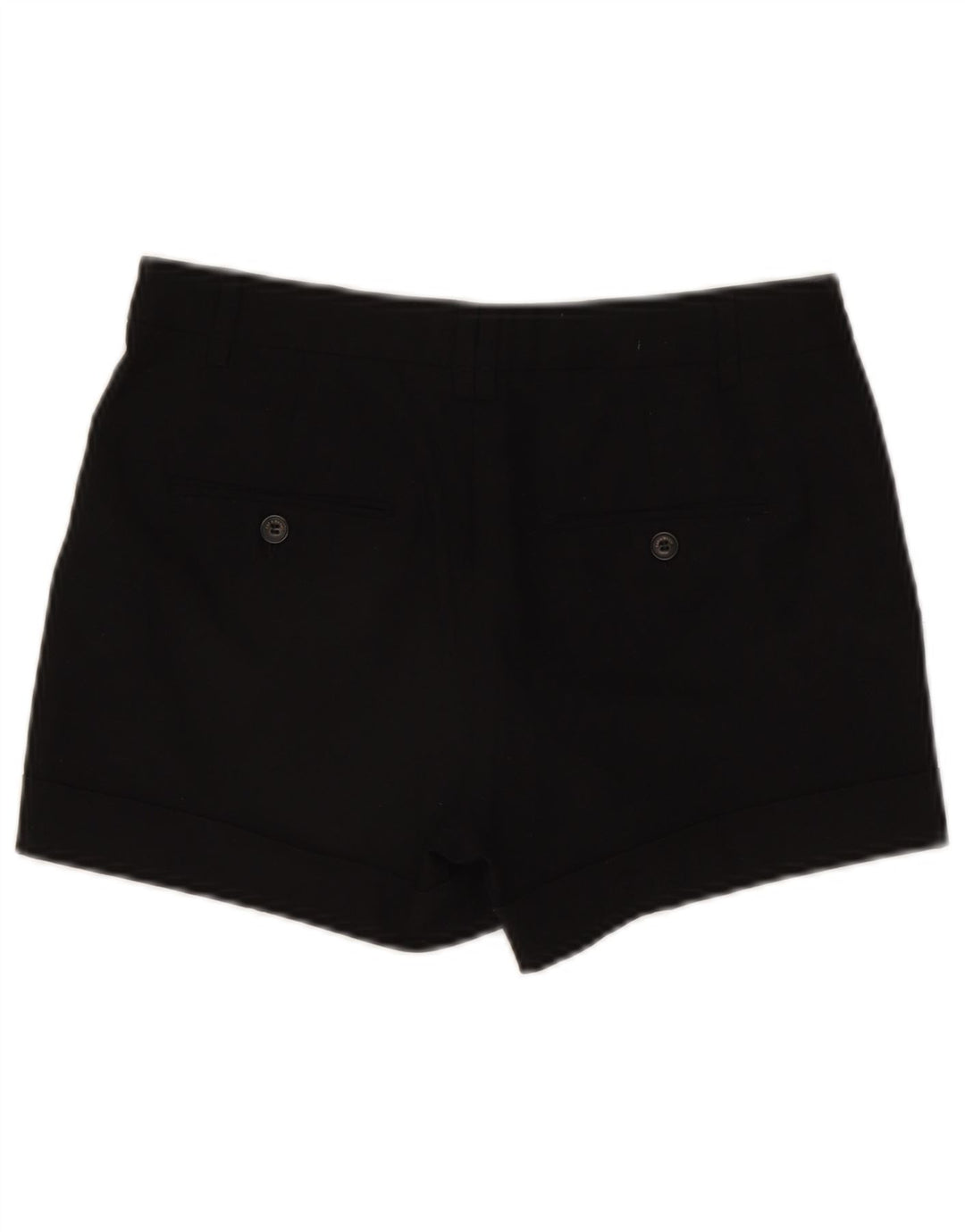 Zara Damen Chino-Shorts, Größe S, W26, Schwarz, Polyester