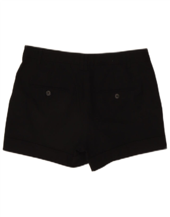 Zara Damen Chino-Shorts, Größe S, W26, Schwarz, Polyester