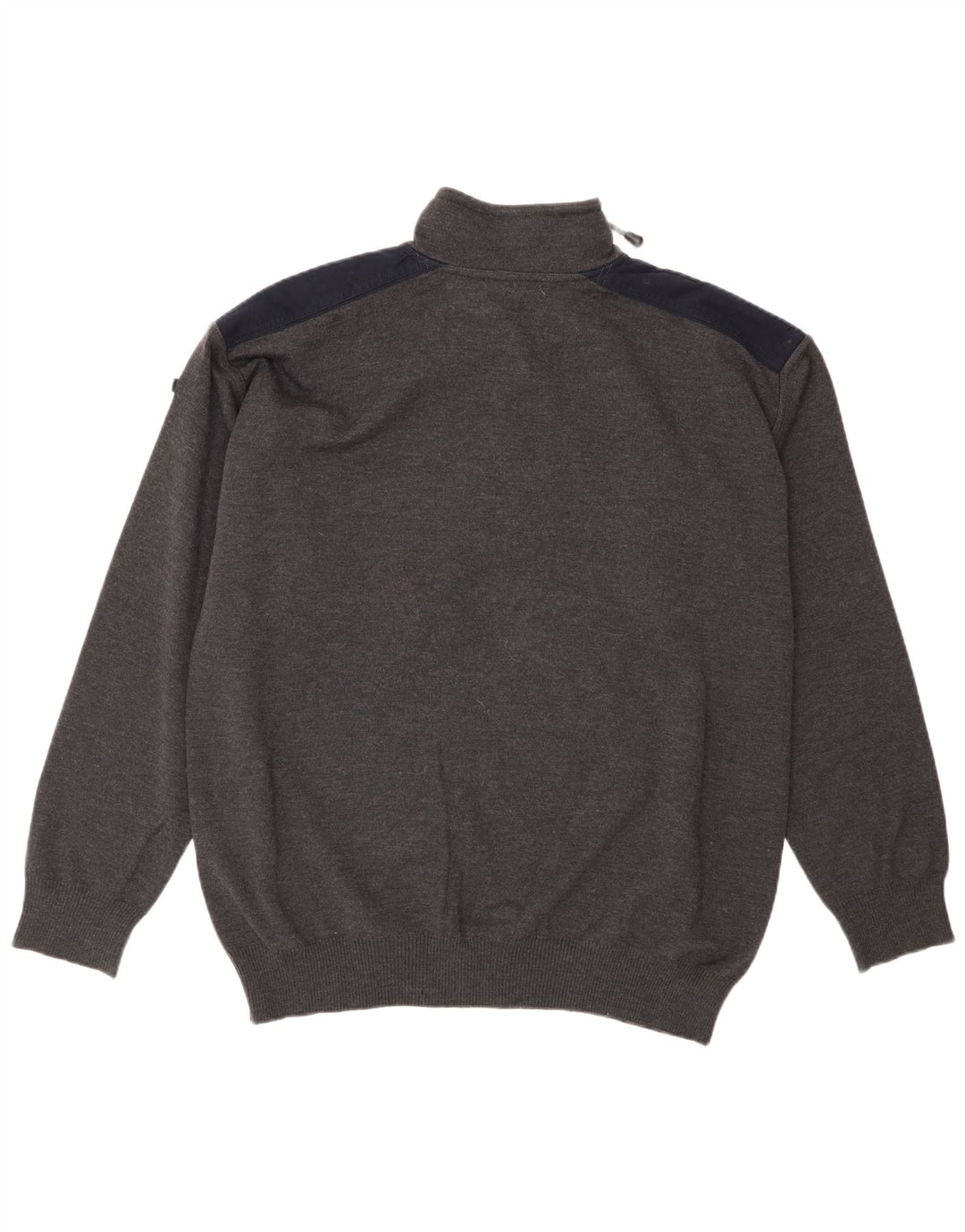 Sea & Sky Herren-Pullover mit Reißverschluss, XL, marineblaue Wolle
