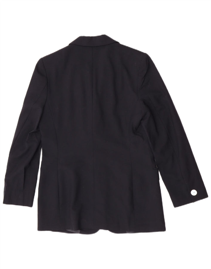 Luisa Spagnoli Damen 3-Knopf-Blazerjacke IT 44 Mittelmarineblau