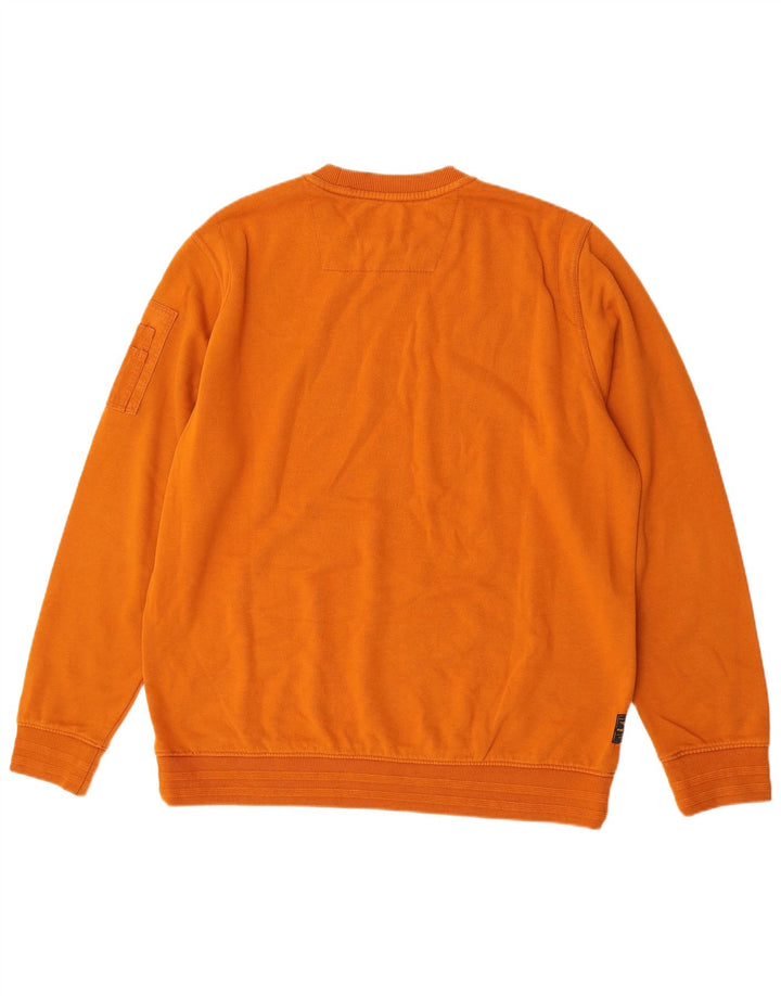 Pme Legend Herren Sweatshirt Pullover 2XL Orange Baumwolle