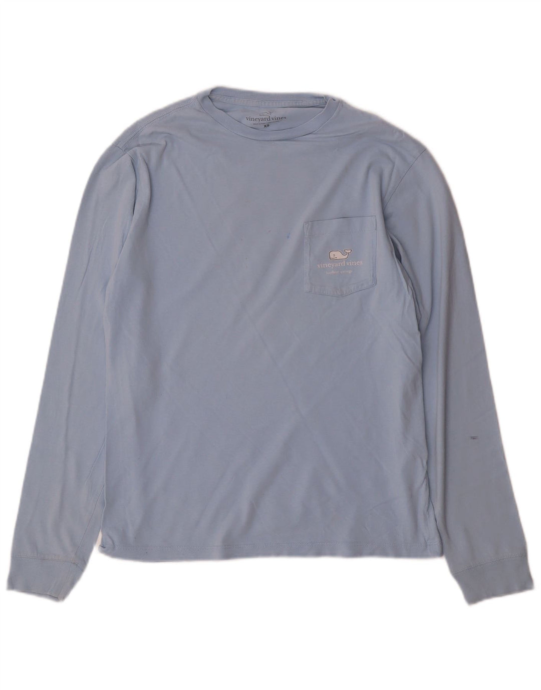VINEYARD VINES Herren Grafik-Top Langarm XS Blau Baumwolle