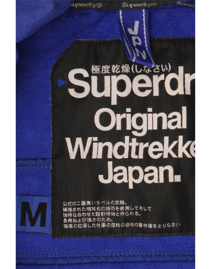 SUPERDRY Herren The Windtrekker Hooded Windbreaker Jacke UK 38 Mittelgrau