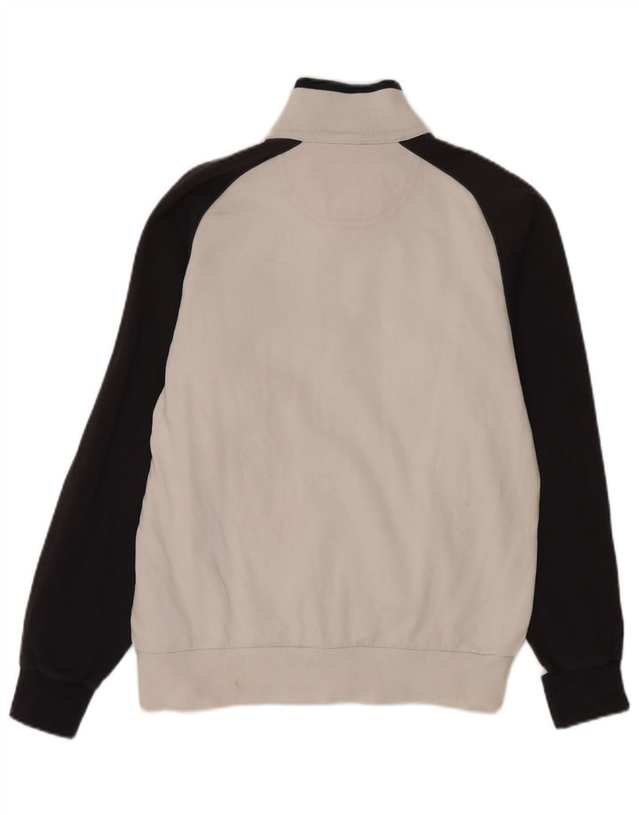 Champion Herren-Trainingsanzug-Oberjacke, mittelweiße Colourblock-Baumwolle