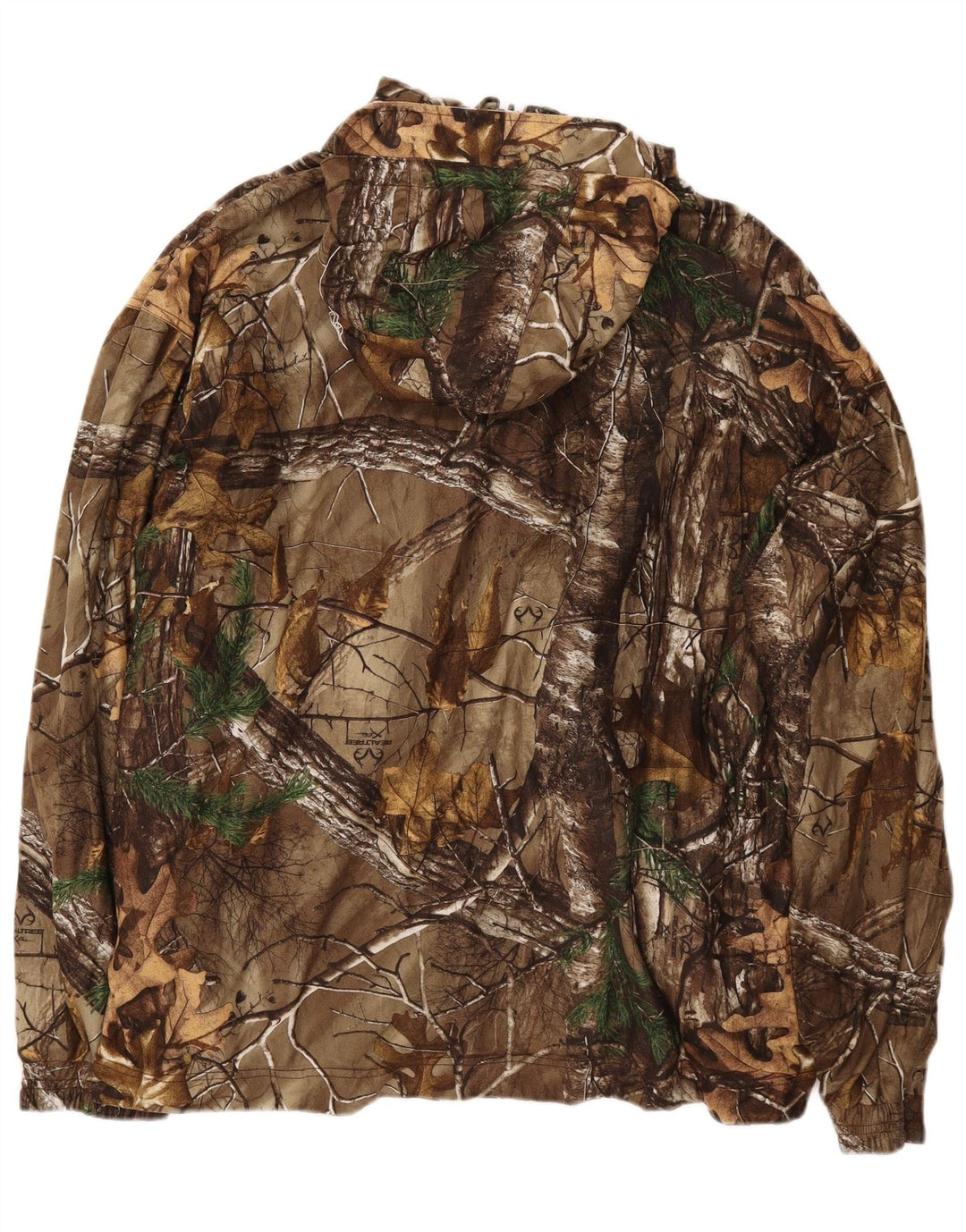 Gamehide Herren-Bomberjacke mit Kapuze, UK 44 2XL, braunes Camouflage-Polyester