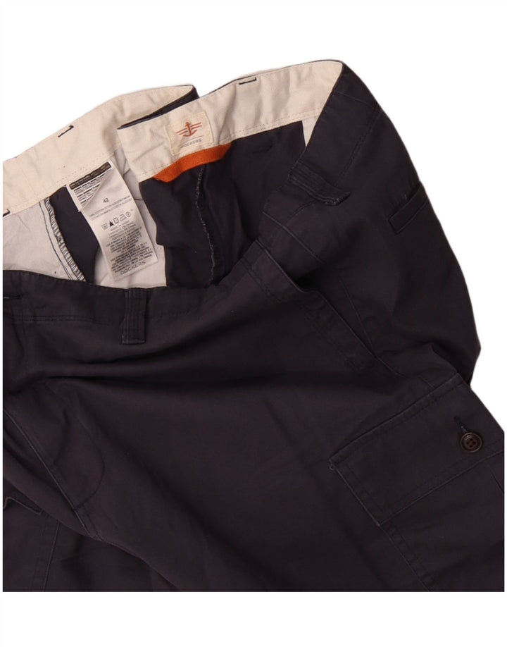 Dockers Herren Cargoshorts W42 2XL Marineblau Baumwolle