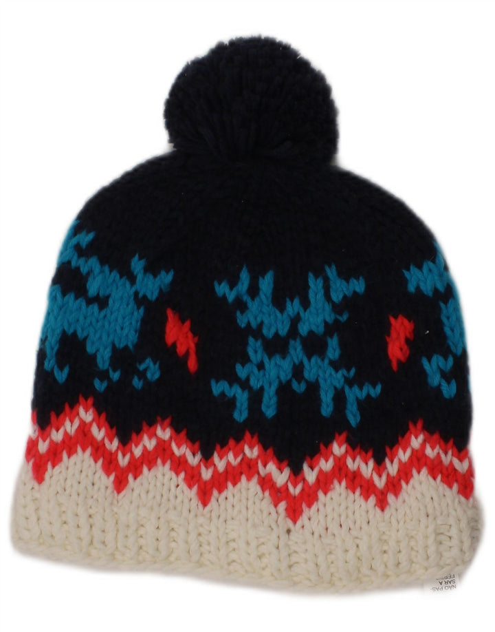 Roxy Damen-Strickmütze, Einheitsgröße, Marineblau, Fair-Isle-Polyester, Winter