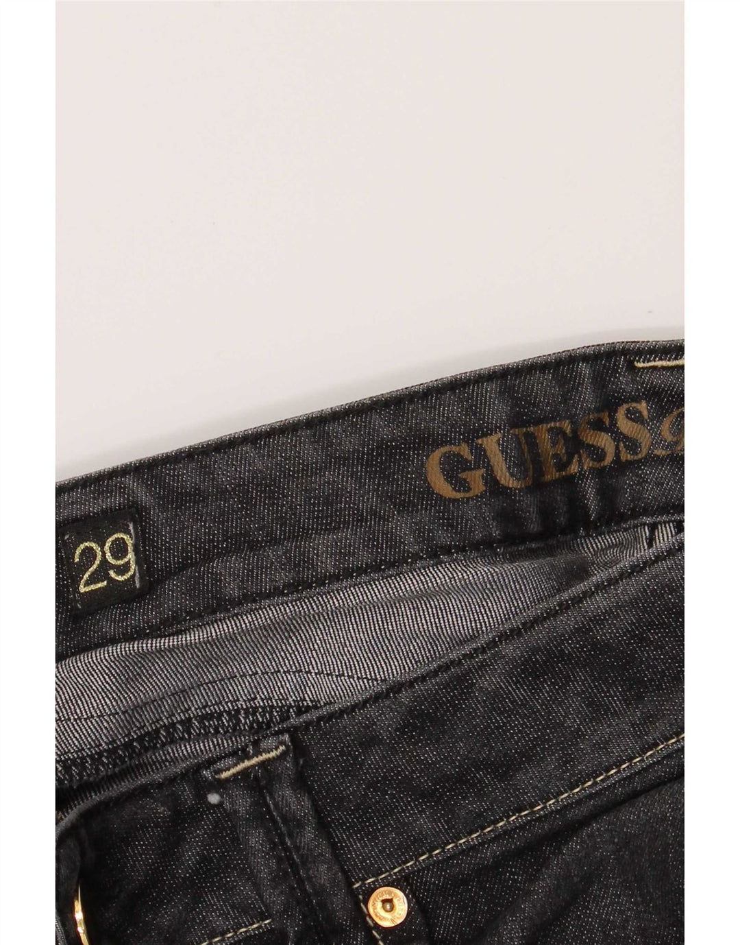 Guess Damen Crop Slim Jeans W29 L26 Grau