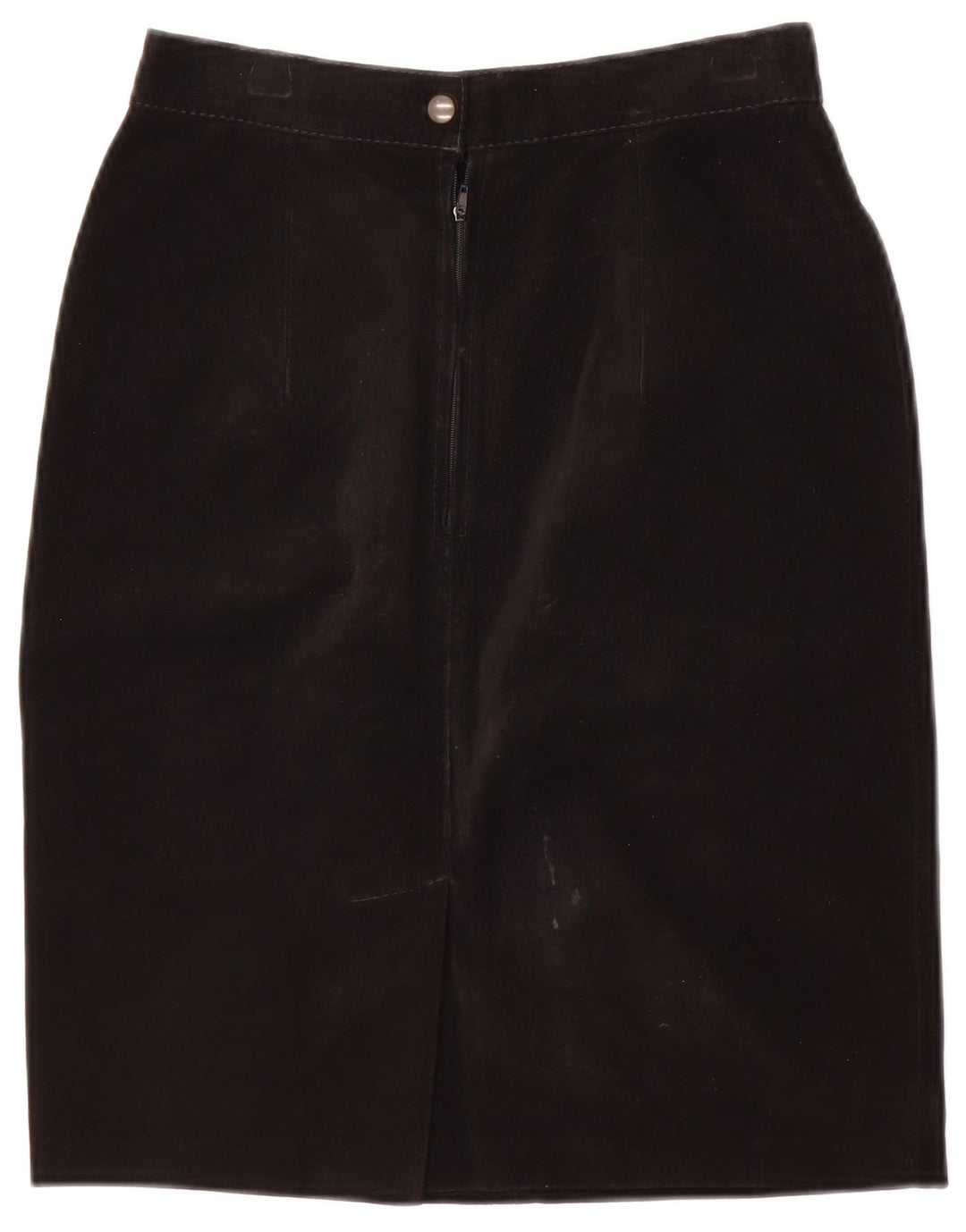 Vintage Damen Wildlederrock IT 40 Small W24 Schwarz