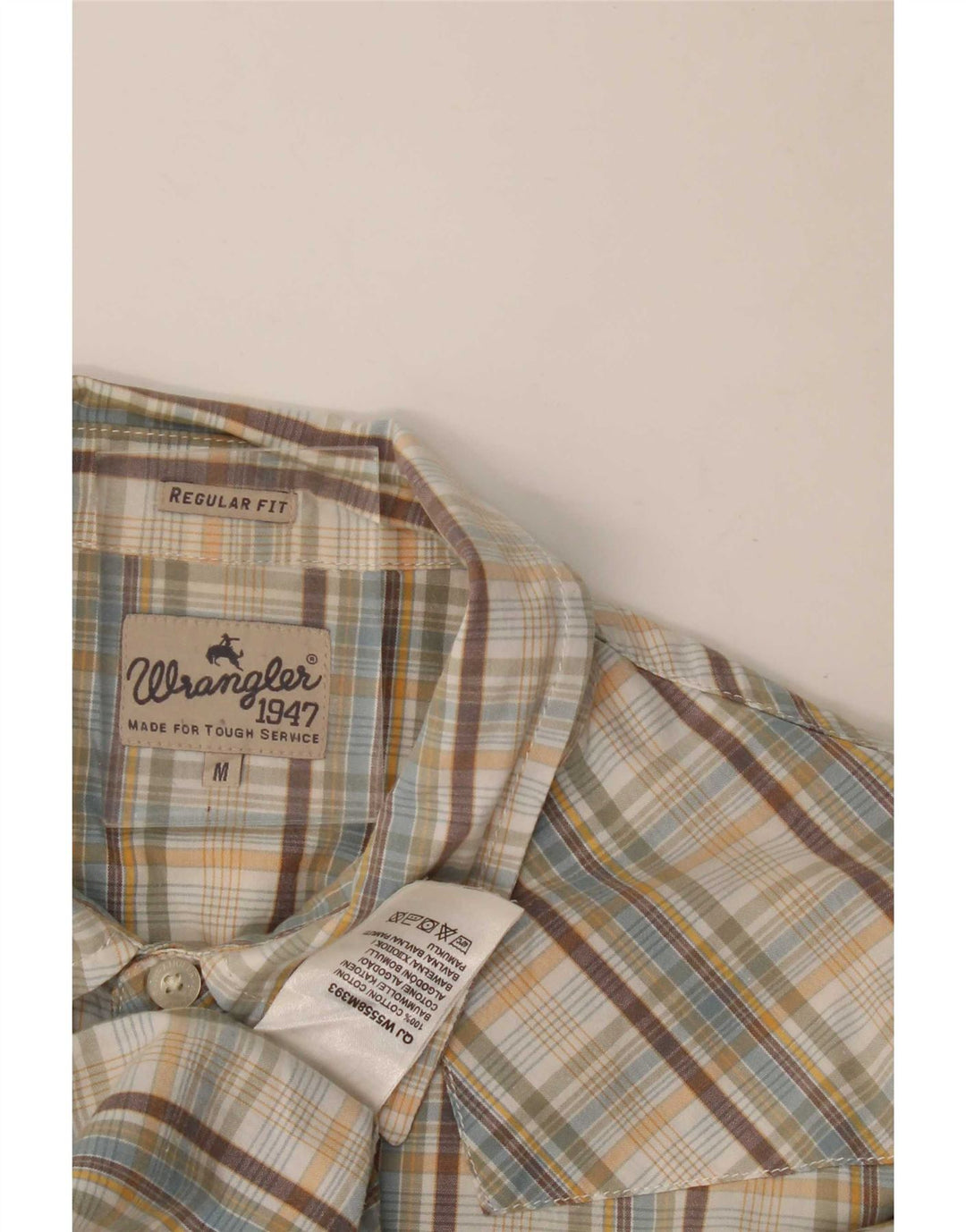 Wrangler Herren-Hemd, kurzärmelig, normale Passform, mittelgroß, mehrfarbig, kariert