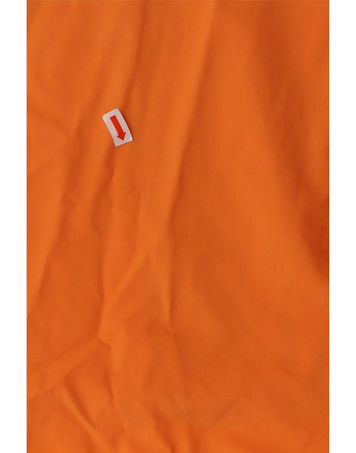 HUGO BOSS Mens Shirt Small Orange Cotton