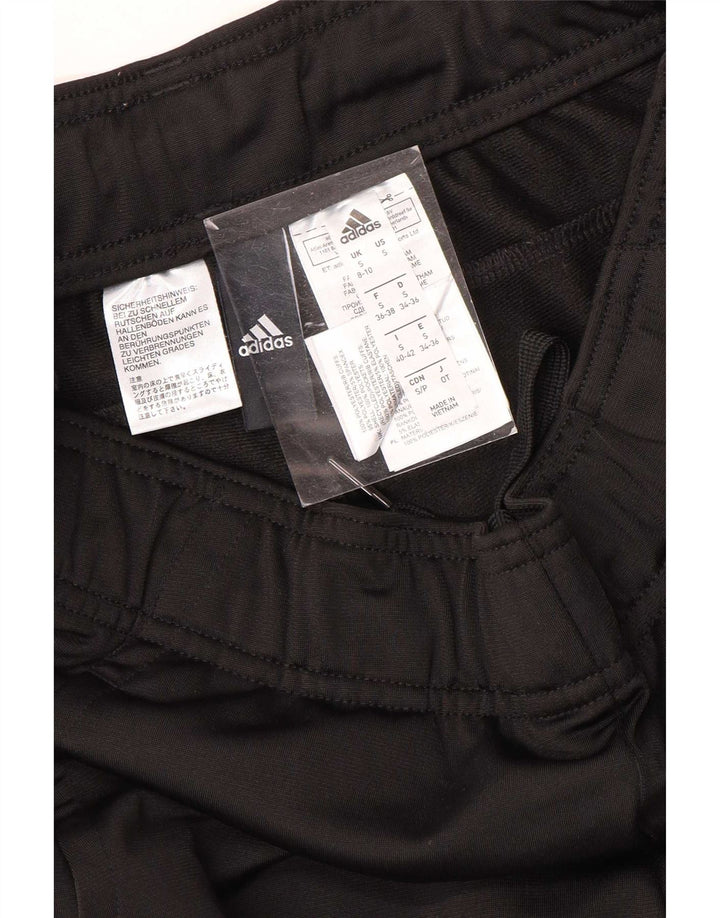 Adidas Damen Trainingshose Jogger UK 8/10 Small Schwarz Polyester