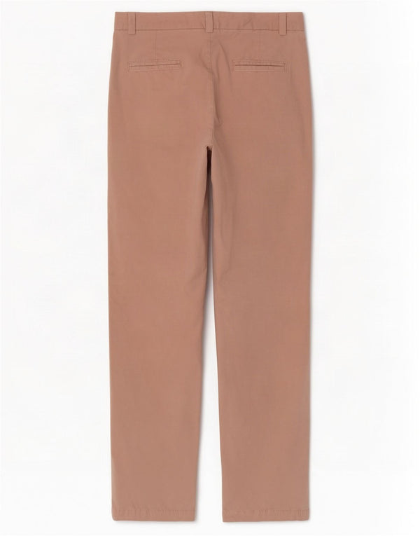 Marks & Spencer Womens Slim Chino Trousers UK 10 Small W27 L30 Pink Cotton