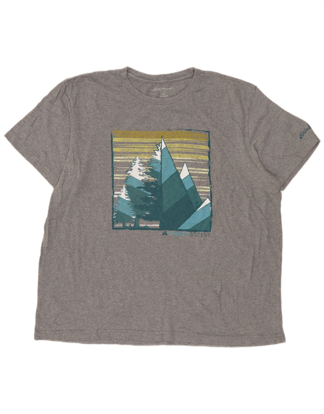 EDDIE BAUER Herren Grafik T-Shirt Top XL Grau Baumwolle