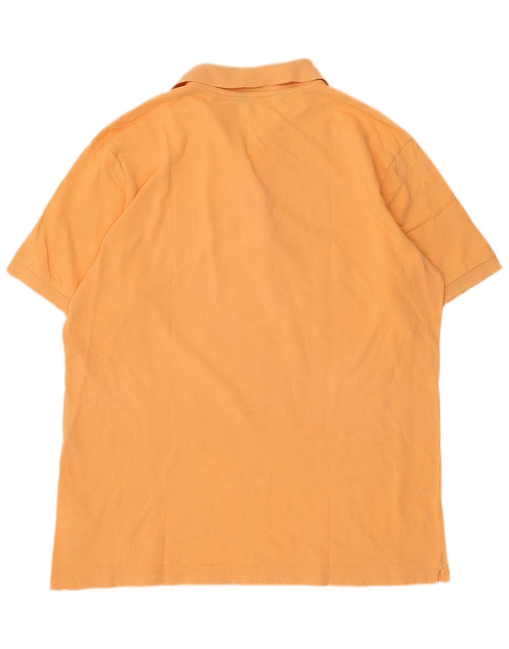 Kappa Herren Poloshirt Large Orange Baumwolle