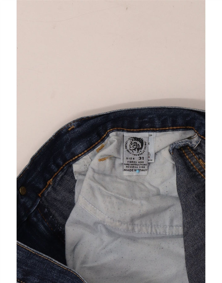 Diesel Herren Bootcut Jeans W31 L28 Blaue Baumwolle