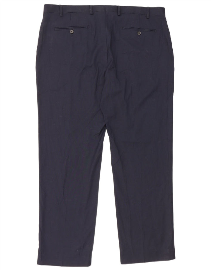 Marks & Spencer Herren-Freizeithose mit normaler Passform, W40 L31, Marineblau