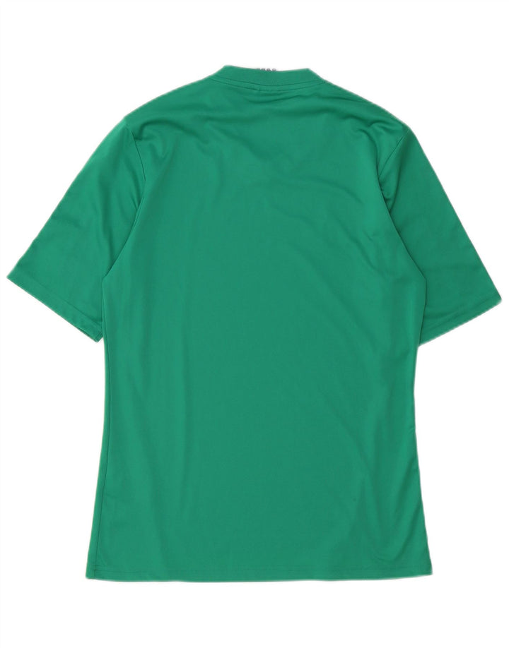 Adidas Herren Climalite T-Shirt Top Small Grün Polyester