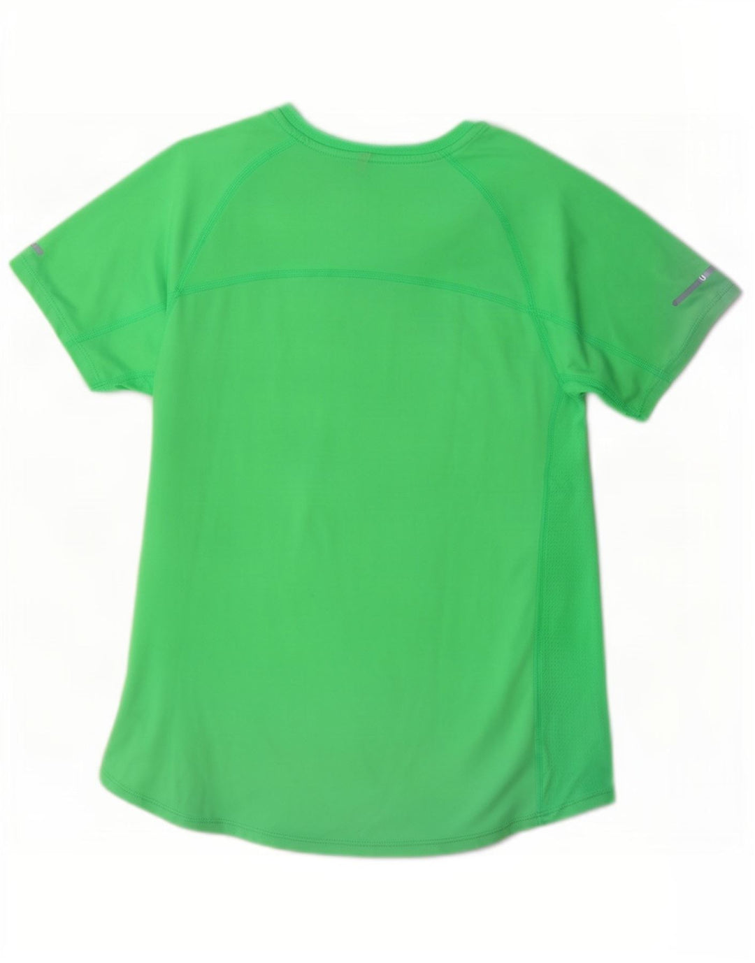 Nike Damen Dri Fit T-Shirt Top UK 12 Mittelgrünes Polyester
